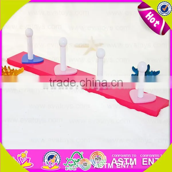 Wholesale Eco-friendly Wooden Kids Coat Hook Convenience Wooden Kids Coat Hook High Quality Wooden Kids Coat Hook W09B021 photo-5