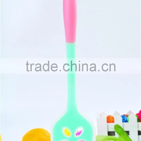 Silicone Slotted Turner Cooking Tools Egg Stir Frying Fish Slice Shovel photo-6