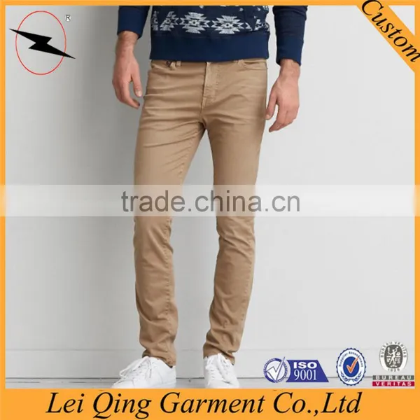 Mens 100% Cotton Skinny Jeans New Model Jeans Pants photo-2