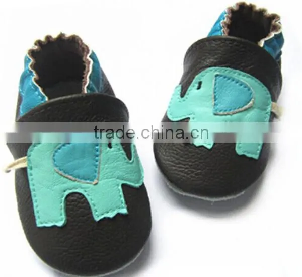 Cute Animal Prints Soft Leather Baby Boys Shoes photo-3