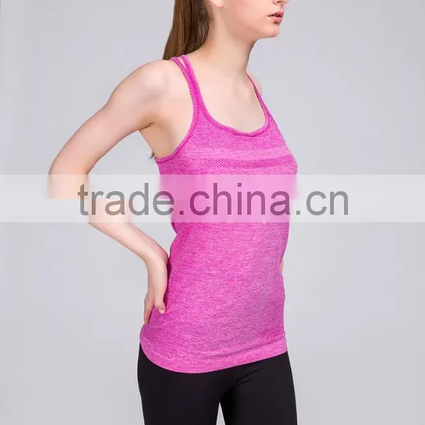 OEM Service Women Seamless Vest Gym Tank Tops,seamless Camisole for Lady photo-2
