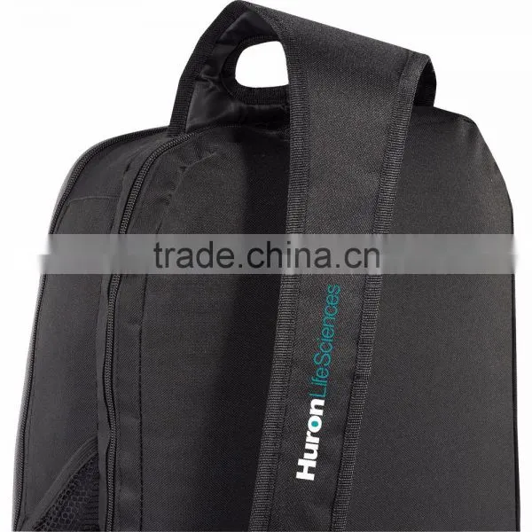 Summit TSA 15" Computer Sling Backpack - Laptop-only Section Unfolds Lying Flat on X-ray Belt and Comes With Your Logo. photo-3