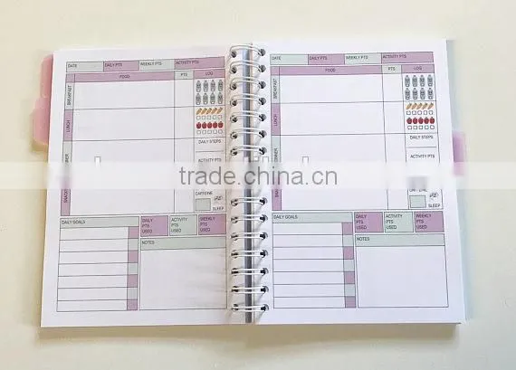 Cheap Spiral Paper Cover Planner With PP Index Page photo-2