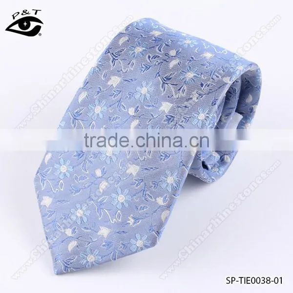 100% Real Silk Tie Wedding Tie Flower Print Classic Men's Necktie photo-6