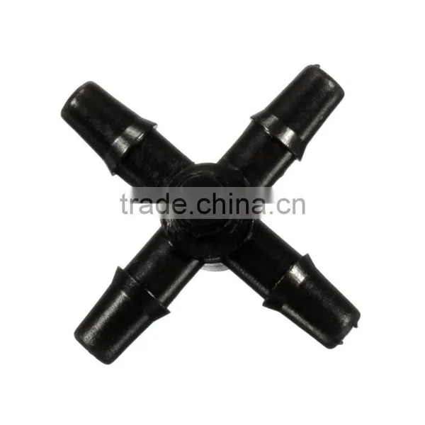 Hot Sale 5 Way Agricultural Garden Plastic Irrigation Connector 1/4 Inch Barb Drip Cross Connector Fittings Garden Sprinklers photo-4