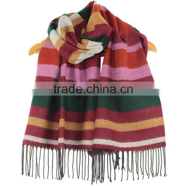 Factory Supplier Newest Strip Pashmina Scarf From Manufacturer photo-6
