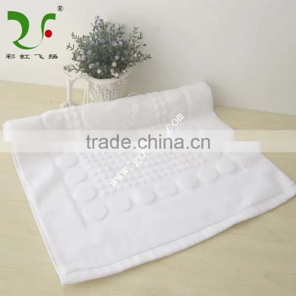 Woven Logo Hotel Bathroom Shower Foot Towel Mat photo-3