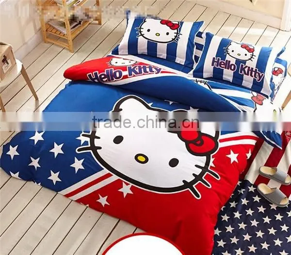 Hot Selling Hello Kitty Bedding Sets Kids Cotton Bedding Set Wholesale Price photo-5