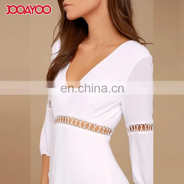 Hot Sale Three Quarter Sleeve Fit nd Flare Skater Dress Fancy Woman Dress photo-4