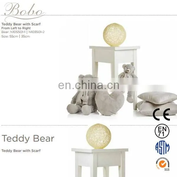 Cute Plush Toy Teddy Bears With Scarf