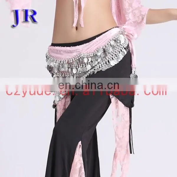 Cheap 400 Coins Belly Dance Hip Scarf With Silver Coins Y-2008# photo-6