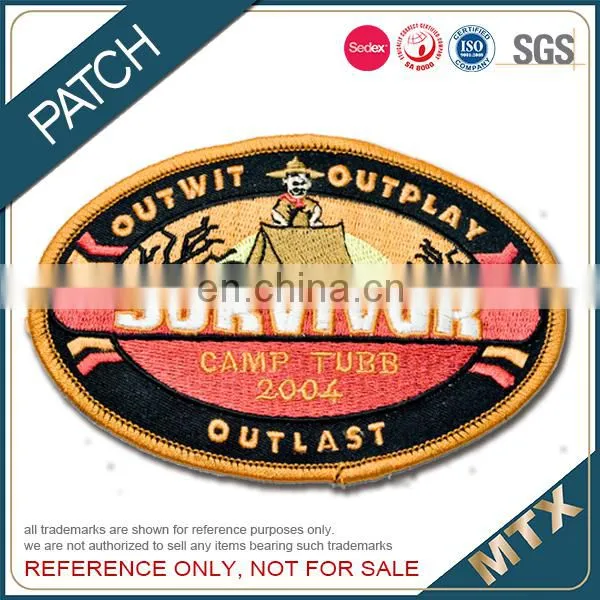 Customized Iron Glue Embroidery Patch photo-3