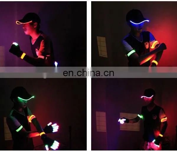 Fashion Unisex LED Light Up Party Baseball Hats Cap, Hard Hat With Led Light , Led Flashing Baseball Cap photo-2