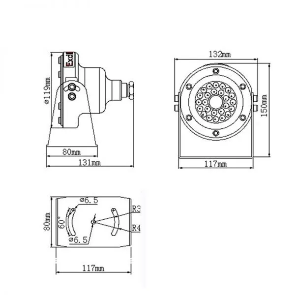 Mini IR Explosion-Proof HD Security Surveillance IP Camera for Marine, Gas Station photo-2