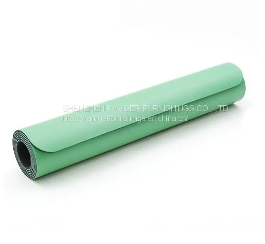 High Quality Eco-friendly Natural Rubber PU Yoga Mat photo-4