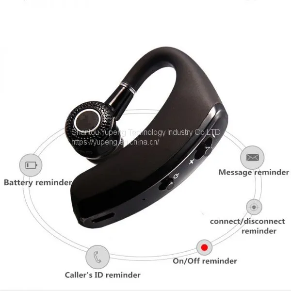 Stereo Bluetooth Earphone Sport Bluetooth Earphone,True Wireless Single Business Earbud,Voice Control Call Driver Headset,Rotate With Mic Support OEM/ODM V9 photo-3