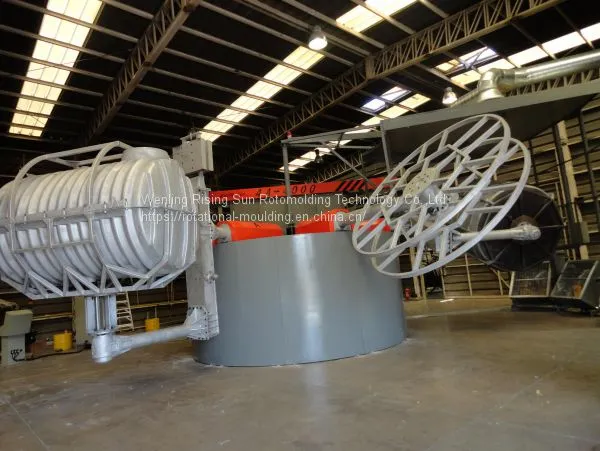 Plastic Water Tank Shuttle Rotomolding Machine Rotational Mould