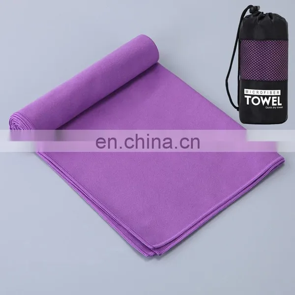 Wholesale Fitness Microfiber Beach Towel Sports Towel Embroidered Custom Logo Gym Towel photo-5