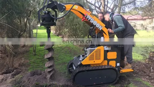 Hysoon Utility Skid Steer Loader Mini Digger for Garden photo-4