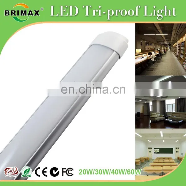 Brimax 1500mm 60w Vapor Tight Linear Fixture IP65 LED Tri-proof Light/three Proofing Lamps photo-2