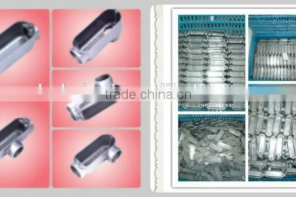 Rigid Aluminum Conduit Fittings c ,Aluminum,gray
