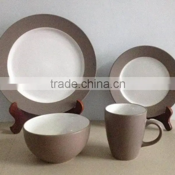 2016 STOCKED C GRADE STONEWARE DINNER SET VERY LOW PRICE photo-2