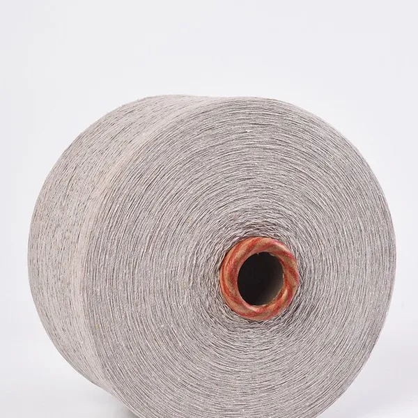 Manufacturers Supply Ne7s Light Gray 40/60 TC Polyester Cotton Yarn for Gloves photo-2