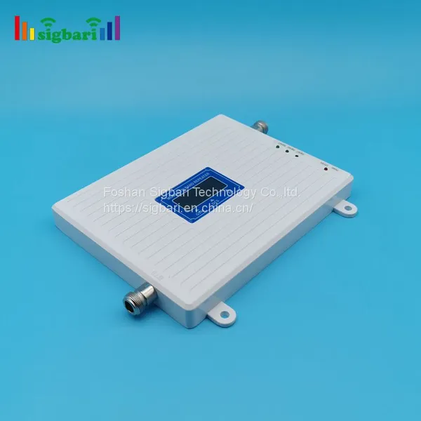 Sigbari Hot Selling Tri-band Repeater 2g 3g 4g 900 1800 2100MHz LCD Display Booster photo-2