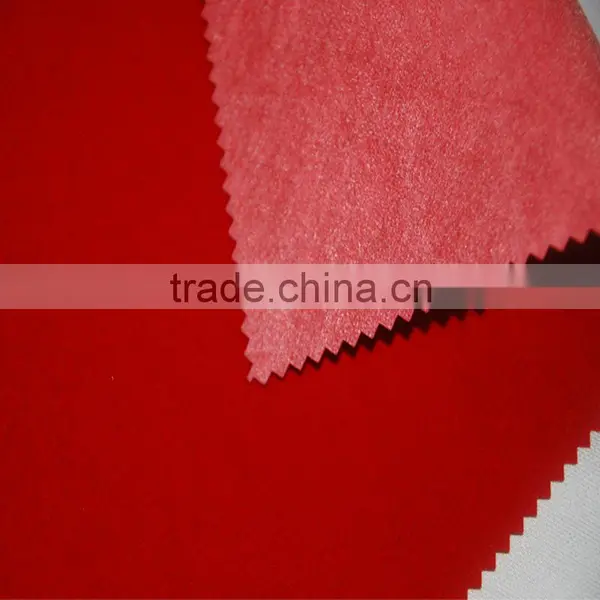 Cheap Viscose Spunlace Flock Fabric OEM Flock Velvet Fabric For Package photo-4