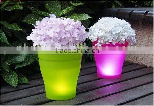 Color Changing LED Light Flower Planter / Pot photo-3