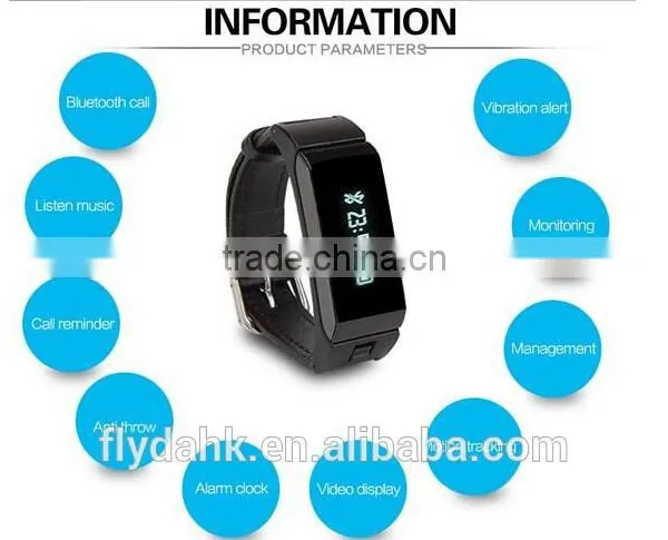 k2 Bluetooth Watch Sync. Ios and Android Mp3 Smart Bracelet Bluetooth Headset. photo-5