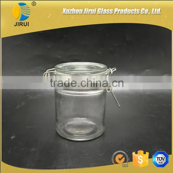 250ml Clear Glass Food Jar With Clip Lid photo-3