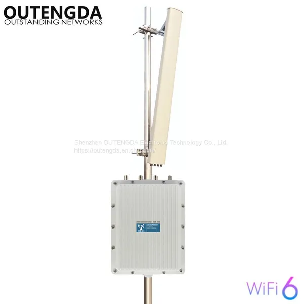 802.11AX WIFI6 3600Mbps Внешний беспроводной точка доступа Двухполосный 2.4 и 5.8 ГГц внешний маршрутизатор с питанием по Ethernet  для фермы Внешний маршрутизатор AP с защитой от воды по стандарту IP67