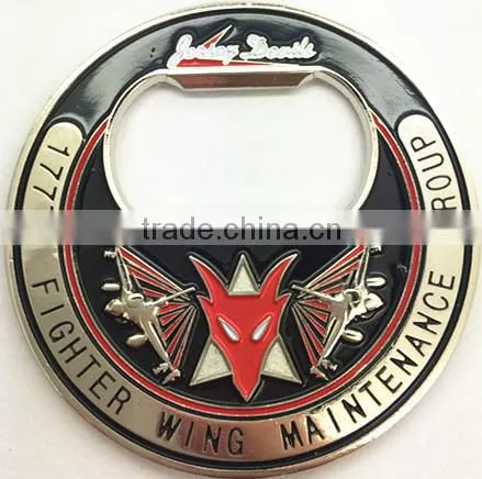 177th Wing Maintenance Group Bottle Opener Challenge Coin photo-2