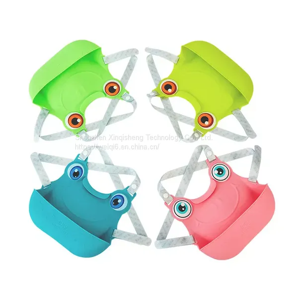 Customized Baby Feeding Set Soft Silicone Waterproof Baby Bibs Sets Easily Clean BPA Free photo-2