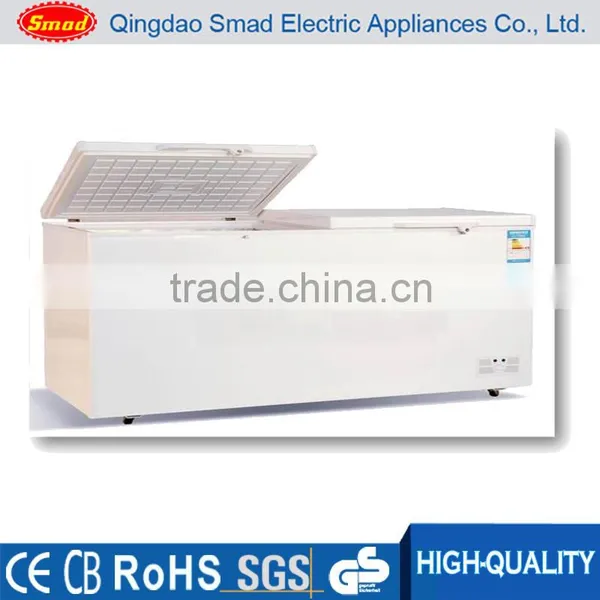 Large Capacity 500l-1000L Double Doors Top Open Deep Chest Freezer photo-2