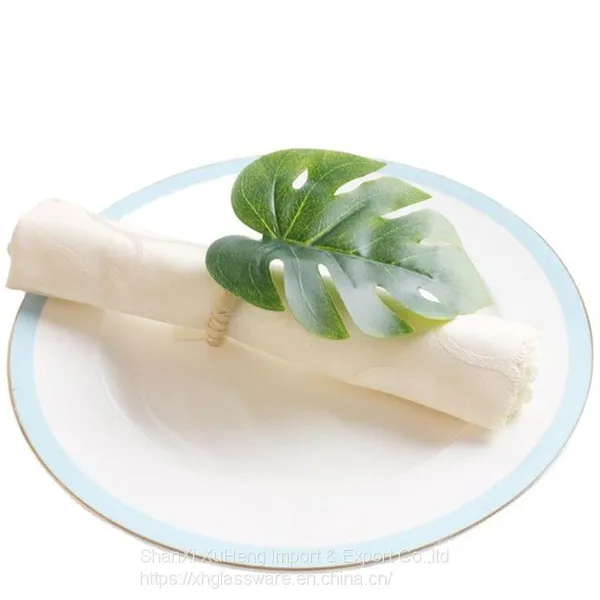 Factory Direct Supply Stocked Green Turtle Leaf Napkin Ring photo-4
