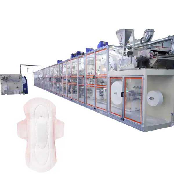 HD 1200 Full Servo Automatic Sanitary Pads Machine Sanitary Pad Production Line Sanitary Pad Machine photo-4