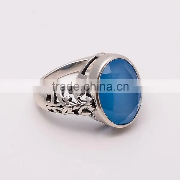 CHALCEDONY RING ,925 Sterling Silver Jewelry Wholesale,WHOLESALE SILVER JEWELRY,SILVER EXPORTER, photo-2