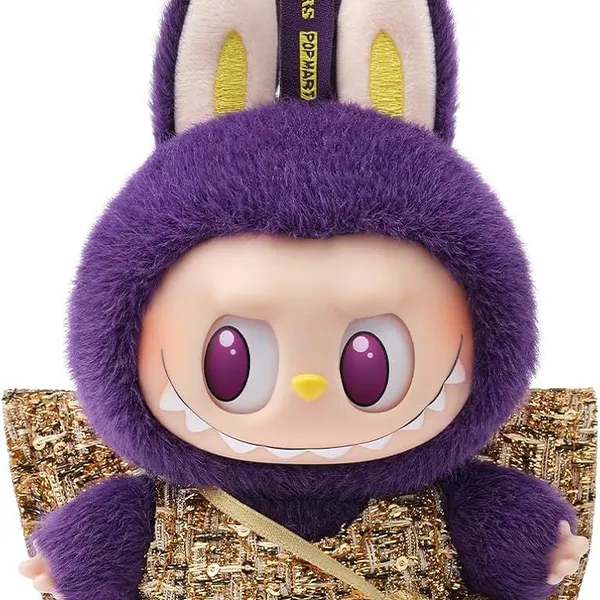 POP MART LABUBU × Pronounce - Wings of Fortune Vinyl Plush Hanging Card,Toys for Modern Home Decor, Collectible Toy Set for Desk Accessories
