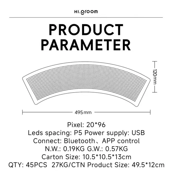 K18 Factory Wholesale New Condition APP Controlled RGB OLED Flexible Display Sign Board for Cars 1-Year Other Car Light photo-6