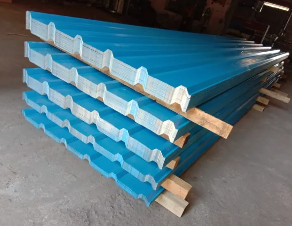 PPGI Galvanized Corrugated Roofing Sheet Color Coating Steel Roofing Sheet Factory Price photo-3