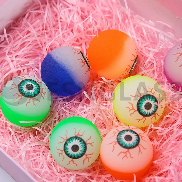 Factory Wholesale Various Design Hallows' Day Bouncy Toy Rubber Balls photo-2