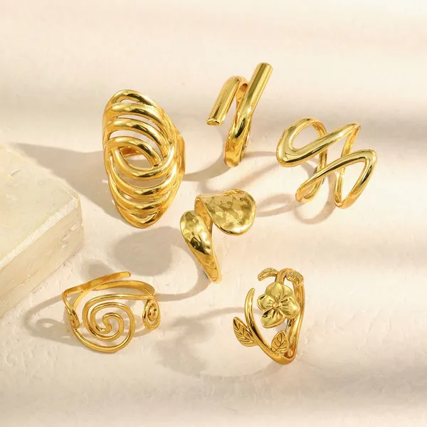 Stainless Steel Jewelry Rings Factory Supply 1000pcs MOQ for Wholesale photo-2