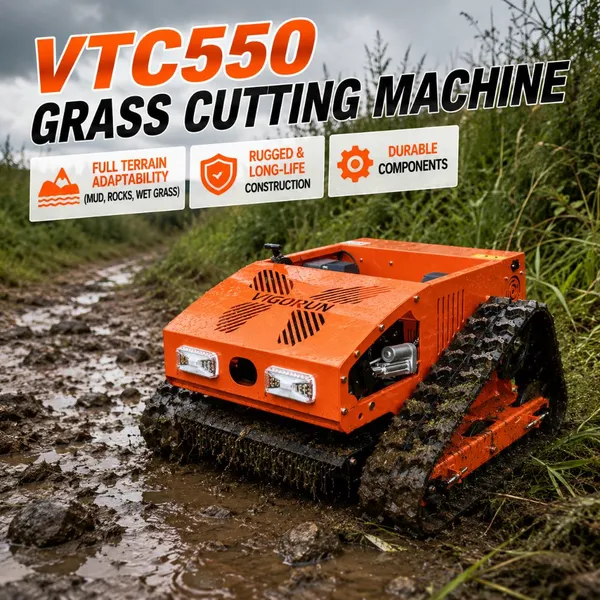Mower With Motor 24V / 500W Brushless Motor Lawn Mower Tractor Garden Brush Cutter Machine For Greenhouses