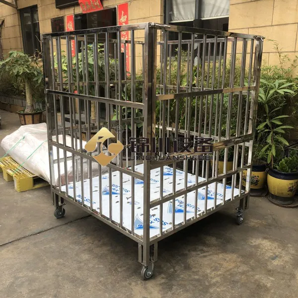 Stainless Steel Trolley, 304 Stainless Steel Material Handling Cart for Food & Pharmaceutical Workshop, Custom Stainless Steel Transfer Trolley photo-2
