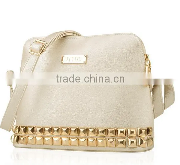 Best Selling Western Style Ladies Genuine Leather Shoulder Lady Handbag 2015 photo-5