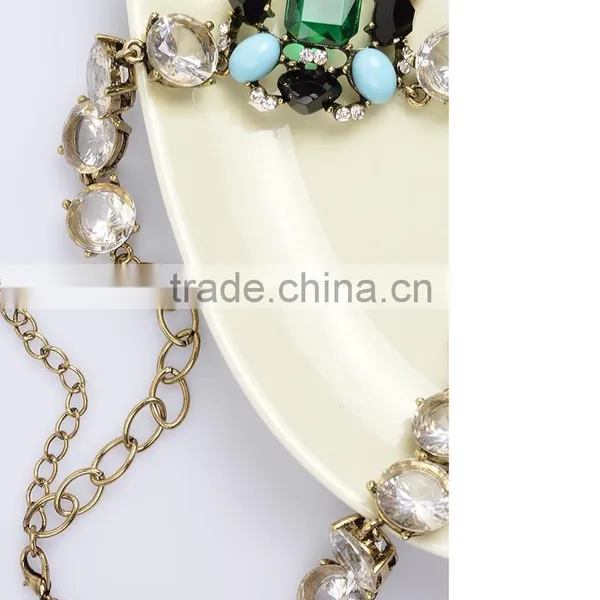 Kundan Jewellery Statement Necklace Jewelry Semi Precious Stone Necklace photo-4