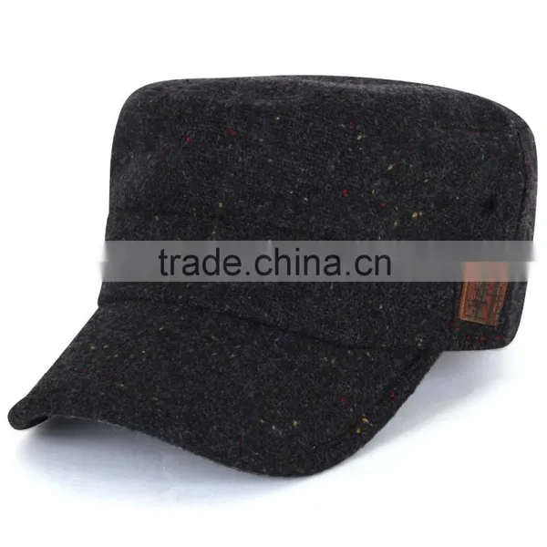Wholesale Cadet Hats New Style Custom Flat Top Cap Military Hat photo-6