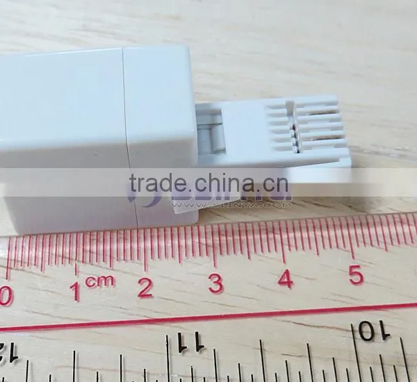 BT Male UK Plug to 6P4C RJ11 US Telephone Socket Cable Connector photo-6